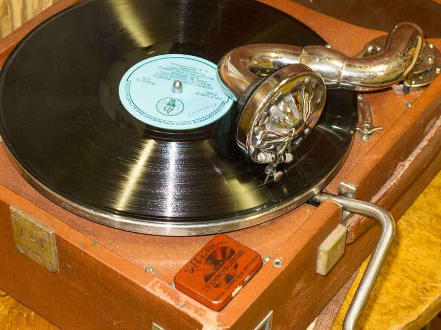 vintage Russian phonograph