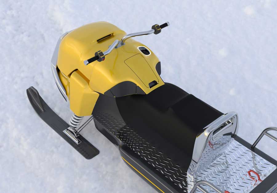 Bitatibi Electric Snowmobile prototype
