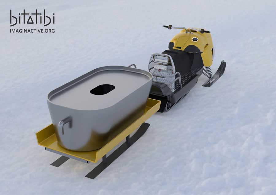 Bitatibi Electric Utility Snowmobile