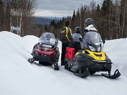Ural Mountain snowmobile adventure
