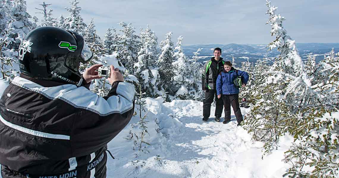 Best Places to Snowmobile in NH, Dixville Notch snowmobile trails