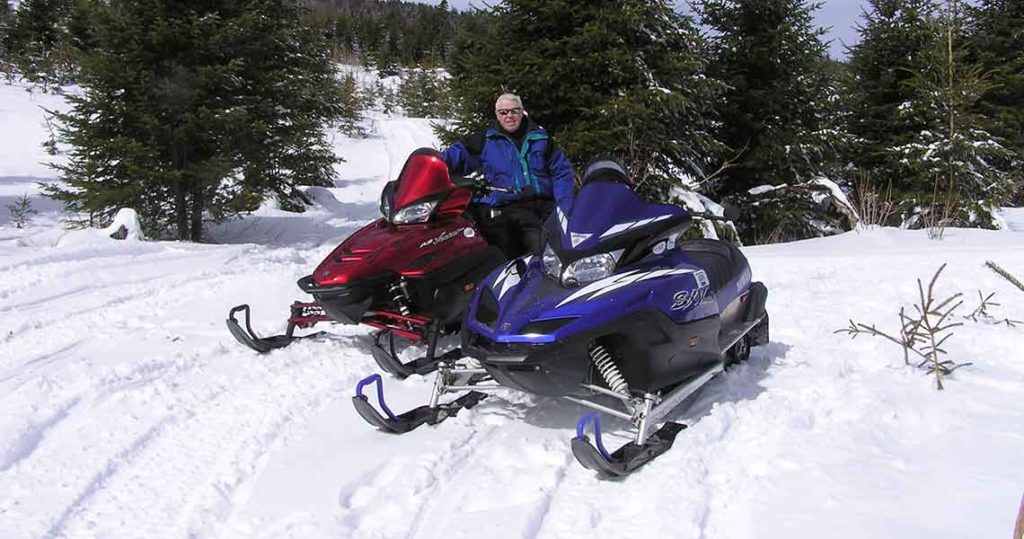 New Hampshire Snowmobiler George Kaye