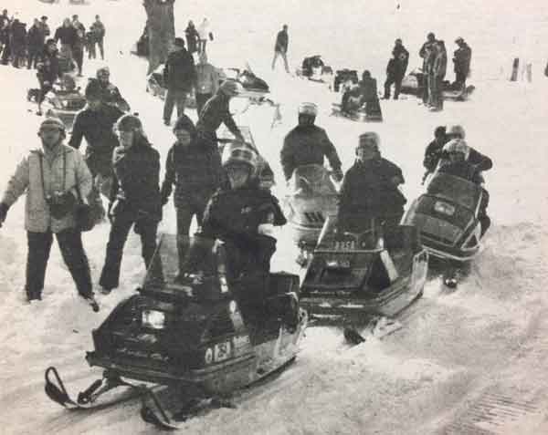 1975 New Hampshire Snowmobile Association Easter Seals Ride-In