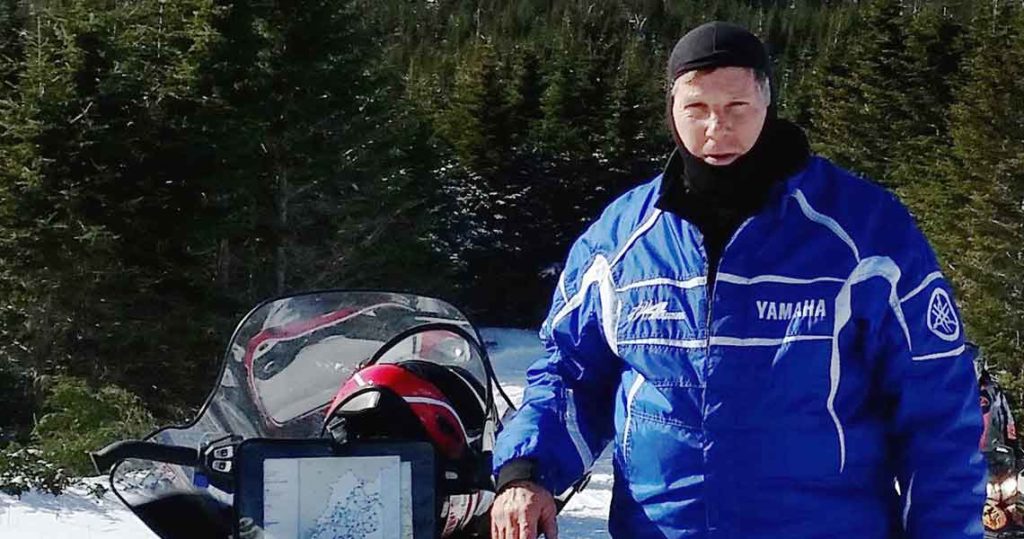 New Hampshire Snowmobiler Steve Janaitis