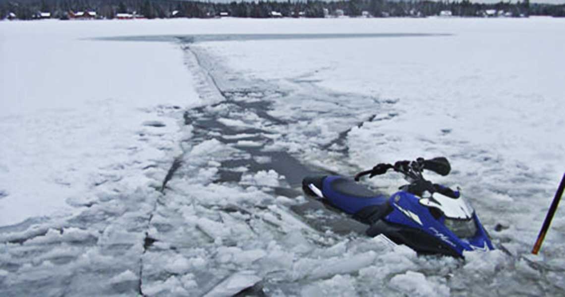 Snowmobilers and Others Urged to Exercise Caution
