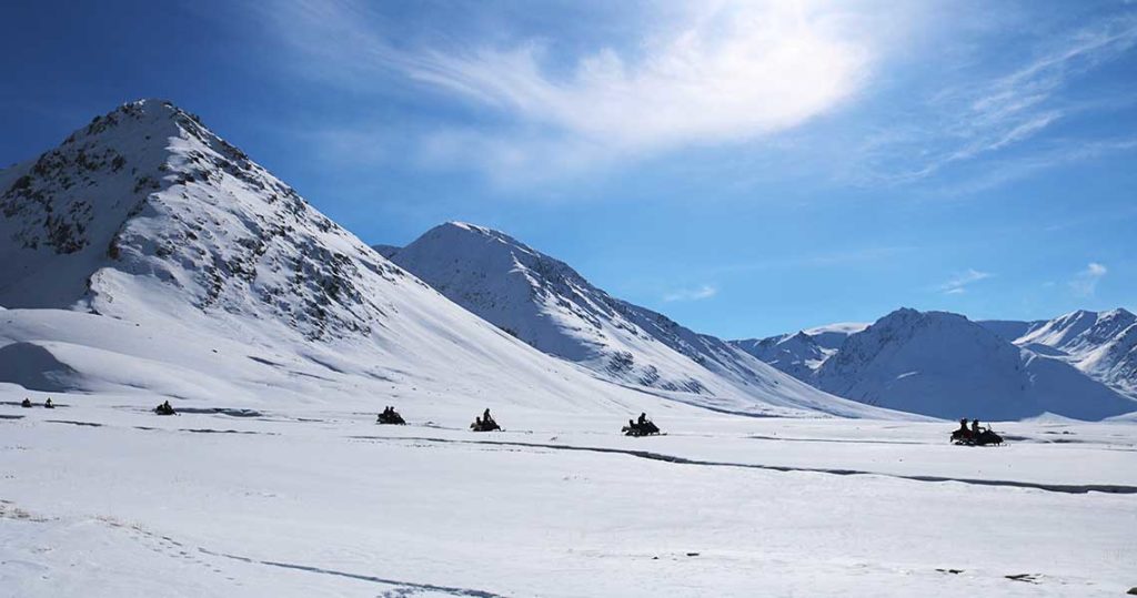 Snowmobiling the Tian-Shan Mountains of Kyrgyzstan