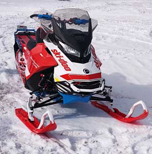 Ski-Doo offers multi-colored schemes across the entire lineup.